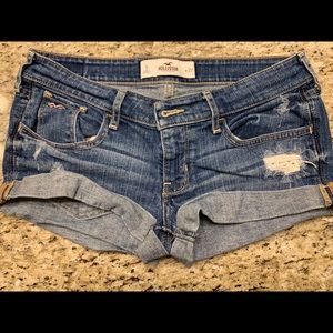 Hollister Distressed Cuffed Jean Shorts